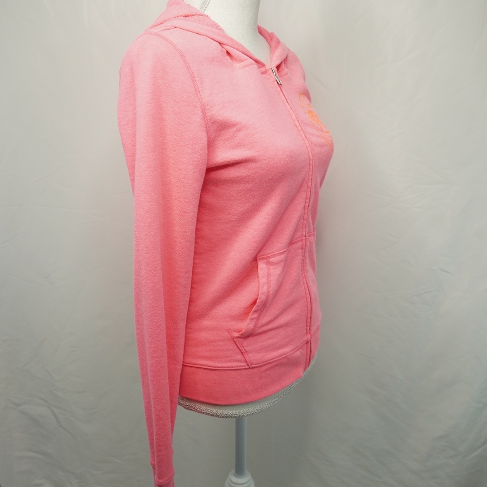 PINK Victoria's Secret Logo Hoodie Jacket Size Sm - Picture 3 of 8